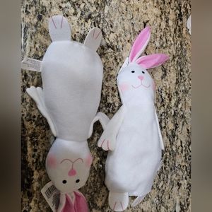 Easter Bunny Spring Decor Set of 2 Party Favor Personalized Gifts Crafts Rabbit